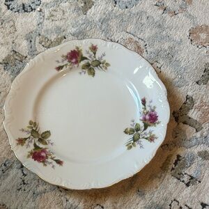 Vintage floral china plate